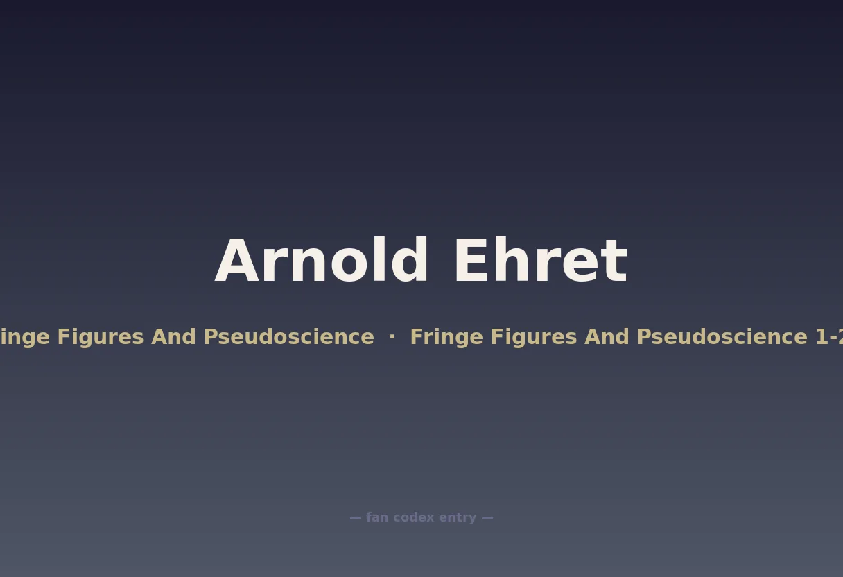 Arnold Ehret