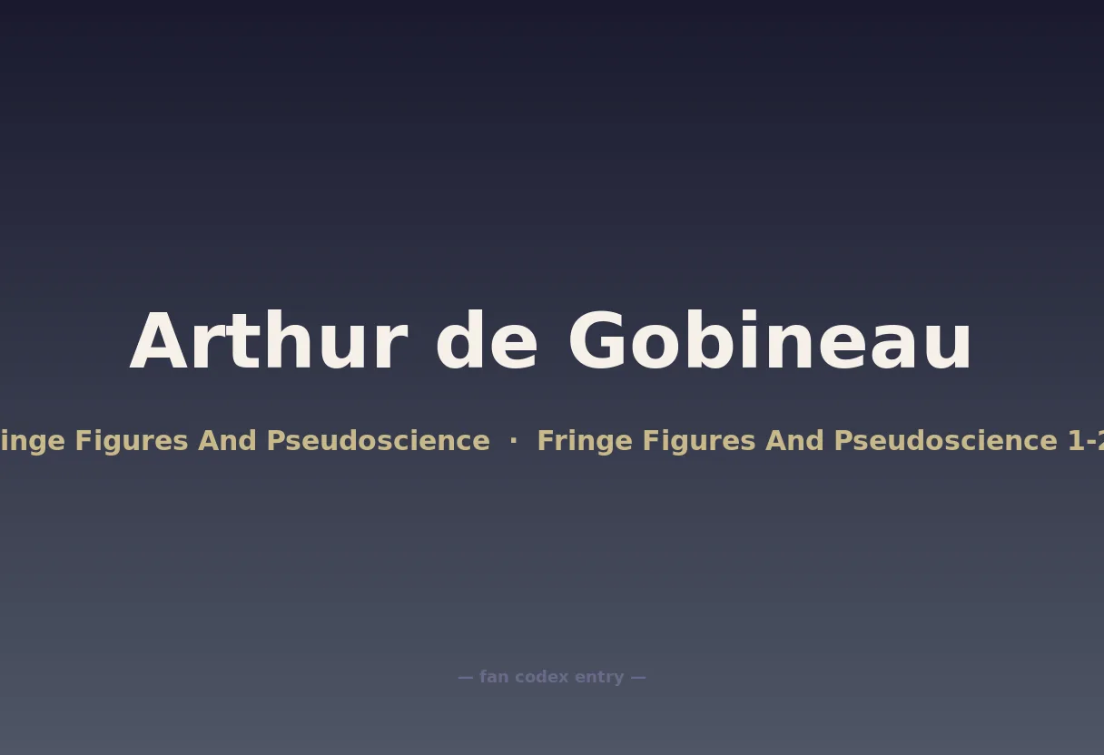 Arthur de Gobineau