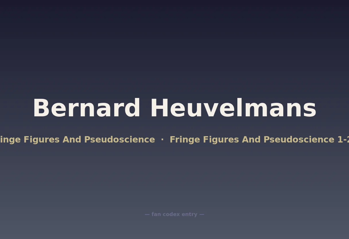Bernard Heuvelmans